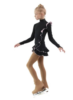 IceDress Figure Skating Dress - Thermal - Flamenco (Black With Light Pink) -Skate Shop ac4eb4184544 97772 17723 34207.1582521204