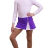 IceDress - Figure Skating Skirts - Rogue (Purple And White)
