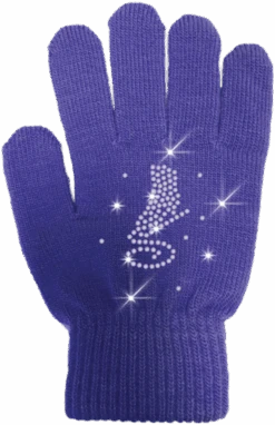 ChloeNoel Ice Skating Gloves - GV22-PR/Skate Crystals