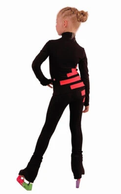 IceDress Figure Skating Outfit - Thermal - IceCode (Black With Coral) 7 IceDress Figure Skating Outfit - Thermal - IceCode (Black With Coral) -Skate Shop b105176babc6 22180 29551 56315.1582433745