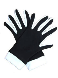 Icedress- Thermal Figure Skating Gloves (Black & White)