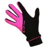 Icedress - Two Color Thermal Figure Skating Gloves "IceDress-Sport" (Balck And Hot Pink)