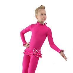 IceDress Figure Skating Outfit - Thermal - Minx (Fuchsia With White) -Skate Shop b7b0816867a0 98172 95987 84241.1582532905
