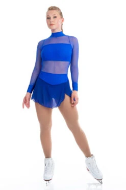 Elite Xpression - Crop Top Royal Blue Dress