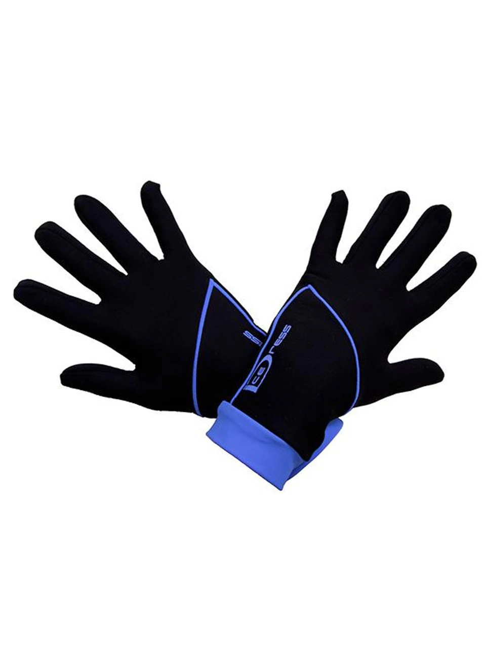 Icedress - Thermal Figure Skating Gloves "IceDress" (Black And Blue) 4 Icedress - Thermal Figure Skating Gloves "IceDress" (Black And Blue) - Image 2
