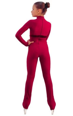IceDress Figure Skating Overalls - Thermal - Style (Bordeaux With Velvet Trim) 9 IceDress Figure Skating Overalls - Thermal - Style (Bordeaux With Velvet Trim) -Skate Shop bd94dbebd3e7 22088 55255 60254.1582479523
