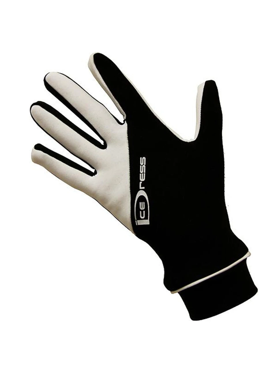 Icedress - Two Color Thermal Figure Skating Gloves "IceDress-Sport" (Black And White) 3 Icedress - Two Color Thermal Figure Skating Gloves "IceDress-Sport" (Black And White)