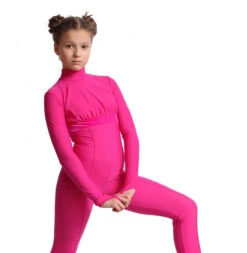 IceDress Figure Skating Overalls - Thermal - Style (Fuchsia With Velvet Trim) -Skate Shop c246d688bac6 90220 41301 82010 69662.1582514375