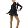 IceDress Figure Skating Dress - Thermal - Flamenco (Black With Light Pink) 1 IceDress Figure Skating Dress - Thermal - Flamenco (Black With Light Pink) -Skate Shop c259edc75f50 32147 23125.1582476713
