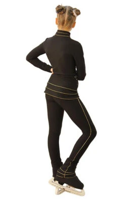 IceDress Figure Skating Outfit - Thermal - Gold Star (Black And Gold) -Skate Shop c335fff7c9c1 89087 90488 55303.1582431083