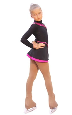 IceDress Figure Skating Dress-Thermal - Lasso(25% OFF, Black With Fuchsia) 7 IceDress Figure Skating Dress-Thermal - Lasso(25% OFF, Black With Fuchsia) -Skate Shop cc9a132a5a1e 53905 94487 97062 80841 81301 18420.1651879902