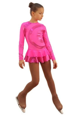 IceDress Figure Skating Dress - Thermal - Serpentine (Hot Pink With Lycra) 7 IceDress Figure Skating Dress - Thermal - Serpentine (Hot Pink With Lycra) -Skate Shop d8e9b23c85b2 81834 21732 02582.1583842072