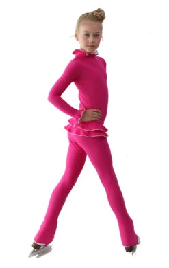 IceDress Figure Skating Outfit - Thermal - Minx (Fuchsia With White) -Skate Shop d94aeed09ece 49819 94278.1582465219