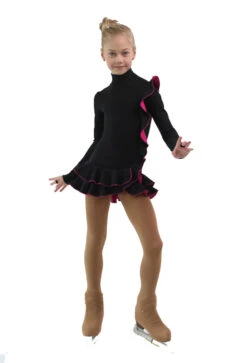 IceDress Figure Skating Dress - Thermal - Flamenco (Black With Fuchsia) -Skate Shop d988c91d0f5b 31240 45765 45044.1582511732