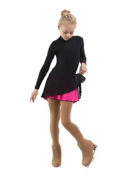 IceDress - Figure Skating Skirts - Harmony (Black With Fuchsia ) -Skate Shop e08958ef3c05 08886 69284 79013.1582518054