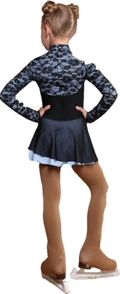 IceDress Figure Skating Dress - Thermal - Harmony 2 (Black With Pale Blue) -Skate Shop e2adccb5a45f 10362.1601395592