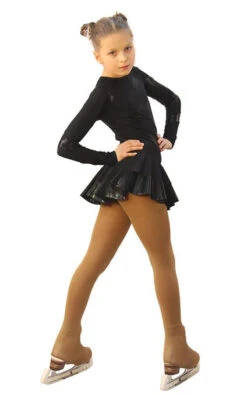 IceDress Figure Skating Dress - Thermal - Serpentine (Black With Black Lycra) 9 IceDress Figure Skating Dress - Thermal - Serpentine (Black With Black Lycra) -Skate Shop e39245c0805c 04266 77009 04252.1582464839