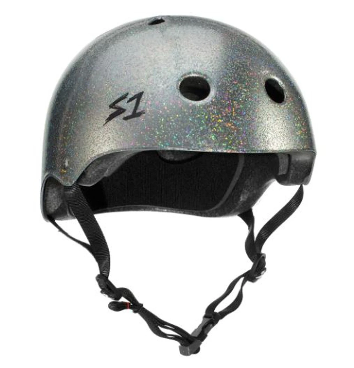S1 Mega Lifer Helmet - Silver Gloss Glitter 3 S1 Mega Lifer Helmet - Silver Gloss Glitter
