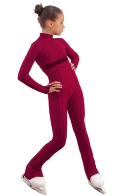 IceDress Figure Skating Overalls - Thermal - Style (Bordeaux With Velvet Trim) 7 IceDress Figure Skating Overalls - Thermal - Style (Bordeaux With Velvet Trim) -Skate Shop e8237c47f31a 55711 57953 99921.1582479522