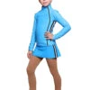 IceDress Figure Skating Outfit With Skirt - Thermal - Olympus (Blue With Black Lamps) 2 IceDress Figure Skating Outfit With Skirt - Thermal - Olympus (Blue With Black Lamps) -Skate Shop ebc78c39435a 68989.1600950293