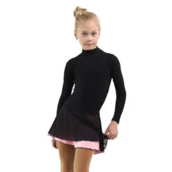 IceDress - Figure Skating Skirts - Harmony (Black With Light Pink ) -Skate Shop efbd6b1b4c58 73687 19011 44904.1582510159