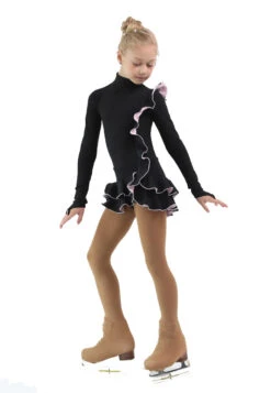 IceDress Figure Skating Dress - Thermal - Flamenco (Black With Light Pink) -Skate Shop f00ebee3a3c0 73796 02192.1582476713