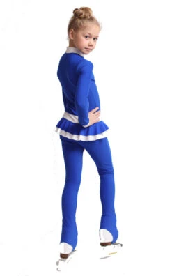 IceDress Figure Skating Overalls - Thermal - Valley (Cornflower With White) -Skate Shop f5874928d5b1 48457 07206 01296.1582439144