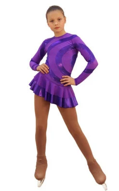 IceDress Figure Skating Dress - Thermal - Serpentine (Purple With Purple Lycra) 7 IceDress Figure Skating Dress - Thermal - Serpentine (Purple With Purple Lycra) -Skate Shop f677b0ee35e2 58333 42172 75330.1582446275