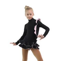 IceDress Figure Skating Dress - Thermal - Flamenco (Black With Light Pink) -Skate Shop f9456e789ac9 77387 44572 97019.1582521204