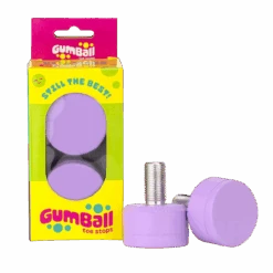 Moxi Gumball Roller Skate Toe Stops (Grape 83A, Long Stem)