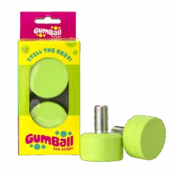 Moxi Gumball Roller Skate Toe Stops (Lime 75A, Long Stem)