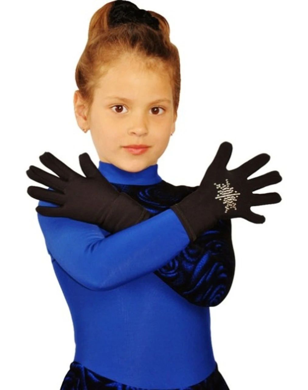 Icedress- Thermal Figure Skating Gloves With Rhinestones 3 Icedress- Thermal Figure Skating Gloves With Rhinestones