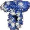 Figure Skating Furry Soakers - Blue & White