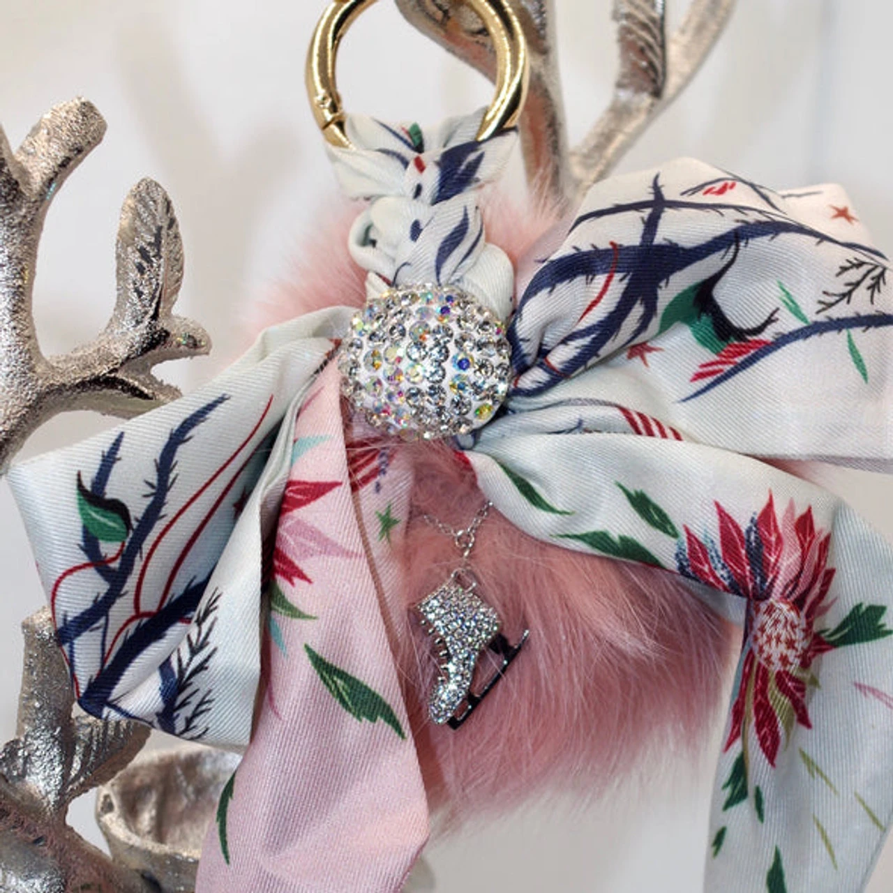 Bow Keychain - Pink 4 Bow Keychain - Pink - Image 2