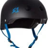 S1 Lifer Helmet - Black Matte With Cyan Straps -Skate Shop m8o5c72q 69044.1615723383