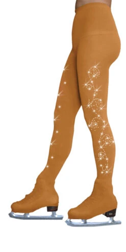 ChloeNoel Over The Boot Ice Skating Tights 8832 2Swirls 7 ChloeNoel Over The Boot Ice Skating Tights 8832 2Swirls -Skate Shop medium tan 79929.1580753170