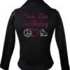 Kami-So Polartec Ice Skating Jacket - Peace Love Ice Skate-pink