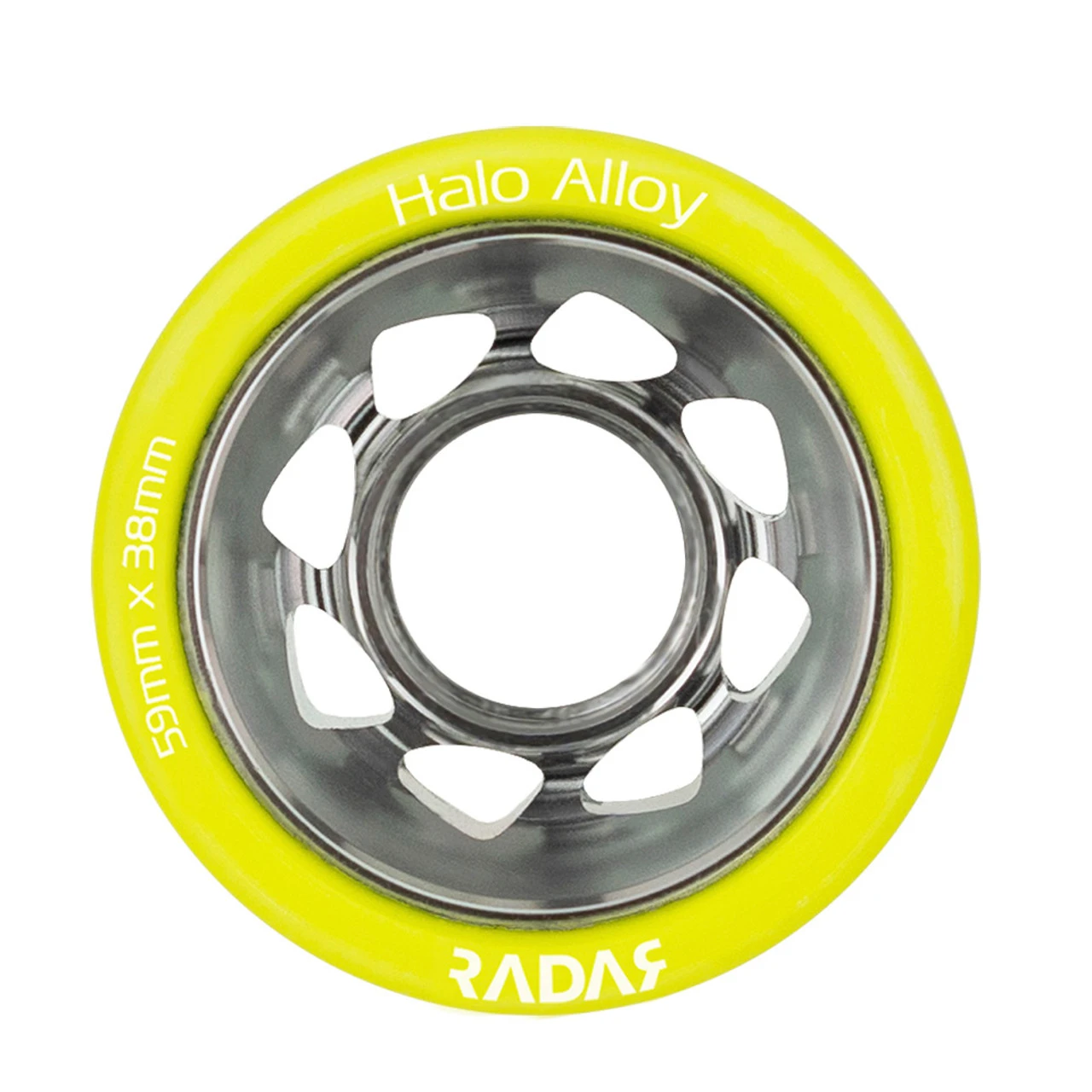 Riedell Skates Radar Halo Alloy 59mm Indoor Skate Wheels 5 Riedell Skates Radar Halo Alloy 59mm Indoor Skate Wheels - Image 3