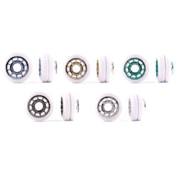 Roll-Line Ice Dance Roller Skate Wheels (Set Of 8, 61mm)