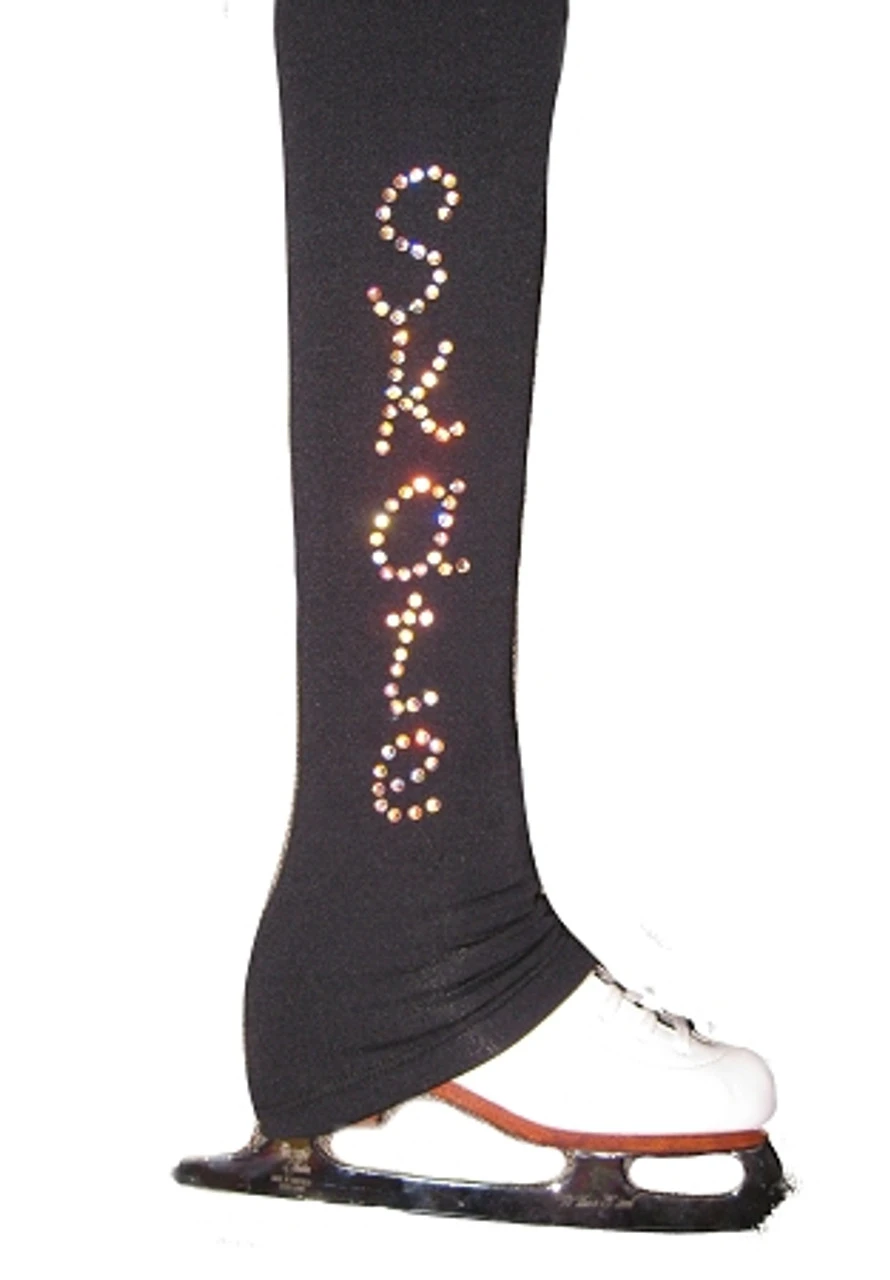 Ice Skating Pants With "S-K-A-T-E" Applique 4 Ice Skating Pants With "S-K-A-T-E" Applique - Image 2