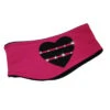 IceDress - Two-Color Thermal Figure Skating Headband "Hearts" (Raspberry And Black) -Skate Shop termopovyazka heart malinovyj s chernym 79250 58777 41107.1638312631