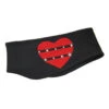 IceDress - Two-Color Thermal Figure Skating Headband "Hearts" (Dark Grey And Red) -Skate Shop termopovyazka heart temno seraya s krasnym 35961 96564 01935.1638312621