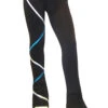 Criss Cross Fleece Ice Skating Pants Silver/Turquoise XP211
